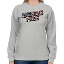 American Pride Flag Stars & Stripes Women's Sweatshirt