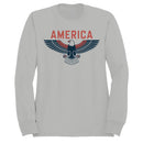 America Bald Eagle Freedom Emblem Women's Sweatshirt