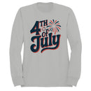 4th of July Retro Fireworks Women's Sweatshirt