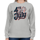 4th of July Retro Fireworks Women's Sweatshirt