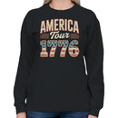 America Tour 1776 Vintage Patriotic Women's Sweatshirt