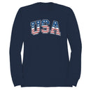 USA Patriotic Stars and Stripes Men's Sweatshirt
