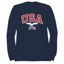 USA 1776 Eagle Patriotic Men's Sweatshirt