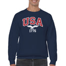 USA 1776 Eagle Patriotic Men's Sweatshirt