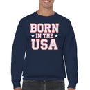 Born in the USA Patriotic Stars Men's Sweatshirt