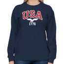 USA 1776 Eagle Patriotic Women's Sweatshirt