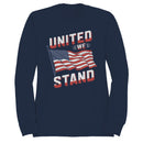 United We Stand American Flag Art Women's Sweatshirt