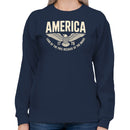Land of the Free 1776 Eagle Women's Sweatshirt