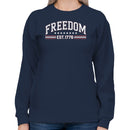 Freedom EST. 1776 Patriotic Women's Sweatshirt