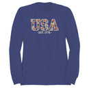 USA Est. 1776 Floral Patriotic Women's Sweatshirt