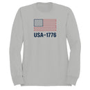 USA EST 1776 American Flag Men's Sweatshirt