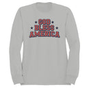 God Bless America Patriotic Stars Men's Sweatshirt