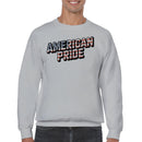 American Pride Flag Stars & Stripes Men's Sweatshirt