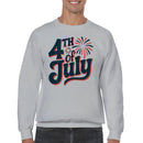 4th of July Retro Fireworks Men's Sweatshirt