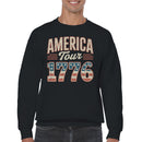 America Tour 1776 Vintage Patriotic Men's Sweatshirt