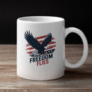 Freedom Flies Patriotic Bald Eagle Art Unisex Mug