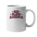 God Bless America Patriotic Stars Unisex Mug