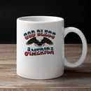 God Bless America Patriotic Eagle Unisex Mug