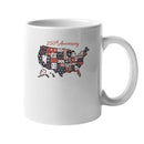 250th Anniversary USA Floral Map Art Unisex Mug