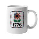 Patriotic Sunflower 1776 Floral Art Unisex Mug