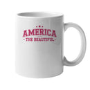 America the Beautiful Patriotic Stars Unisex Mug