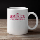 America the Beautiful Patriotic Stars Unisex Mug