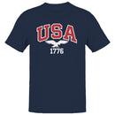 USA 1776 Eagle Patriotic Men's T-shirt