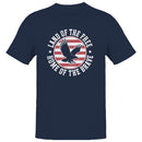 Land of the Free Brave Eagle Men's T-shirt
