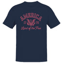 America 1776 Land of the Free Eagle Men's T-shirt