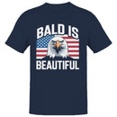 Bald Is Beautiful American Eagle Pride Men's T-shirt