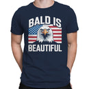 Bald Is Beautiful American Eagle Pride Men's T-shirt
