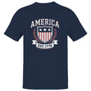 America Est. 1776 Patriotic Shield Men's T-shirt