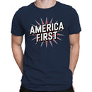 America First Patriotic Starburst Men's T-shirt