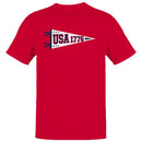 USA 1776 Patriotic Pennant Men's T-shirt
