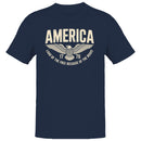 America Land of the Free 1776 Eagle Men's T-shirt