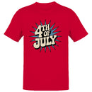 4th of July Retro Burst Men's T-shirt