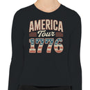 America Tour 1776 Vintage Patriotic Women's Long Sleeve