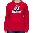 Americaw Patriotic Eagle Bandana Art Women's Sweatshirt