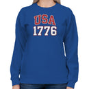 USA 1776 Distressed Vintage Women's Sweatshirt