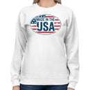 Made in USA Vintage Flag Women's Sweatshirt