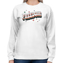 Retro Freedom Groovy Rainbow Women's Sweatshirt