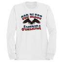 God Bless America Patriotic Eagle Women's Sweatshirt