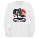 Land of the Free Cowboy Patriotic Women's Sweatshirt