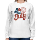 4th of July Fireworks Retro Women's Sweatshirt