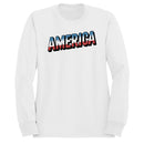 America Proud Distressed Design Women's Sweatshirt