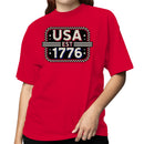 USA EST 1776 Vintage Patriotic Women's T-shirt