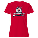 America Patriotic Eagle Bandana Art Women's T-shirt