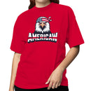 America Patriotic Eagle Bandana Art Women's T-shirt