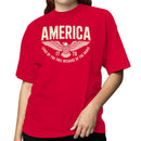 America Land of the Free 1776 Eagle Women's T-shirt
