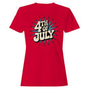 4th of July Retro Burst Women's T-shirt